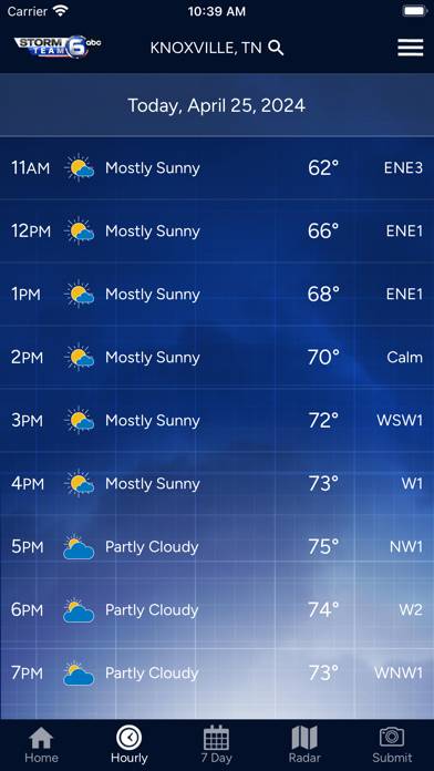 Knoxville Weather App screenshot #2