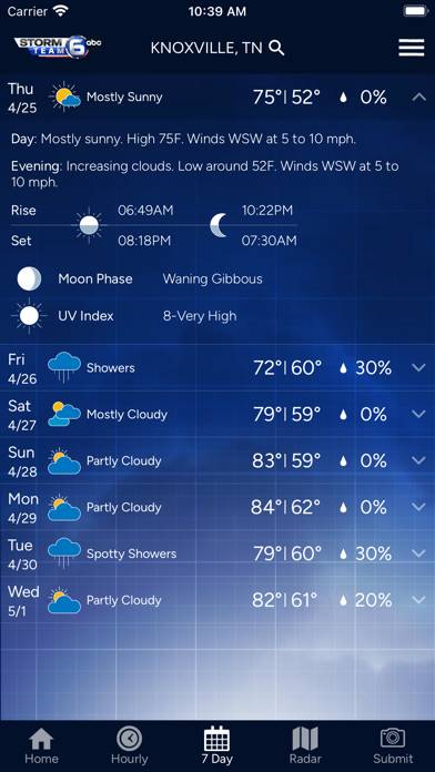 Knoxville Weather App screenshot #3