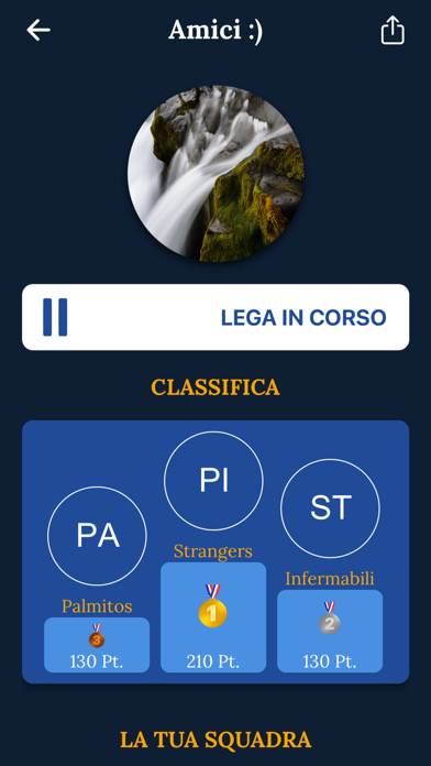 FantaTI Schermata dell'app