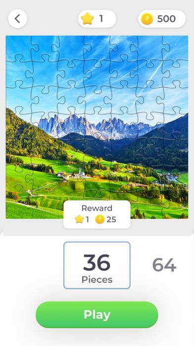 Jigsaw Puzzle Explorer HD skärmdump av spelet