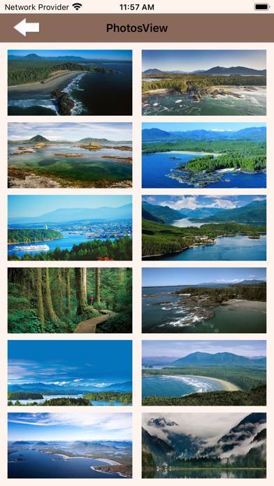 Great Vancouver Island -Guide App screenshot