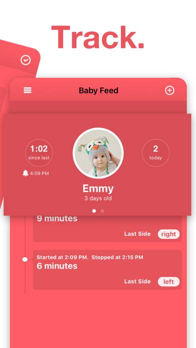 Breastfeeding Tracker by bf Captura de pantalla de la aplicación #2
