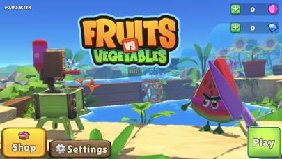 Fruits vs Vegetables skärmdump av spelet