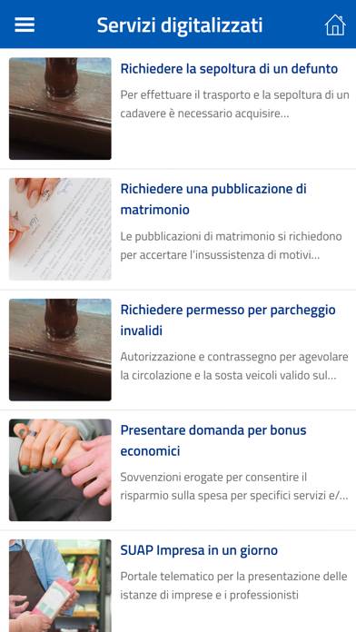 Comune di Bottanuco Schermata dell'app