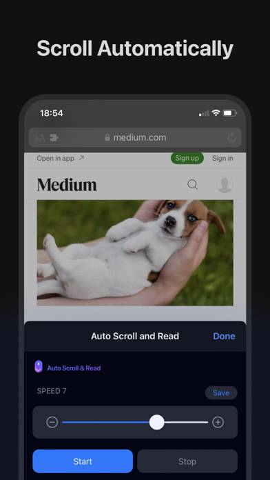 Auto Scroll and Read