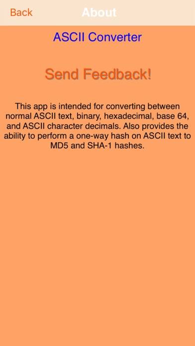 HEX ASCII BASE64 MD5 SHA conv. App screenshot #3
