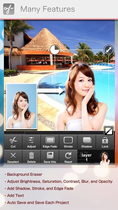 PhotoCut-Superimpose & Eraser Schermata dell'app #3