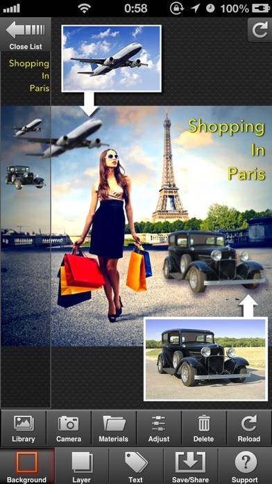 PhotoCut-Superimpose & Eraser Schermata dell'app #4