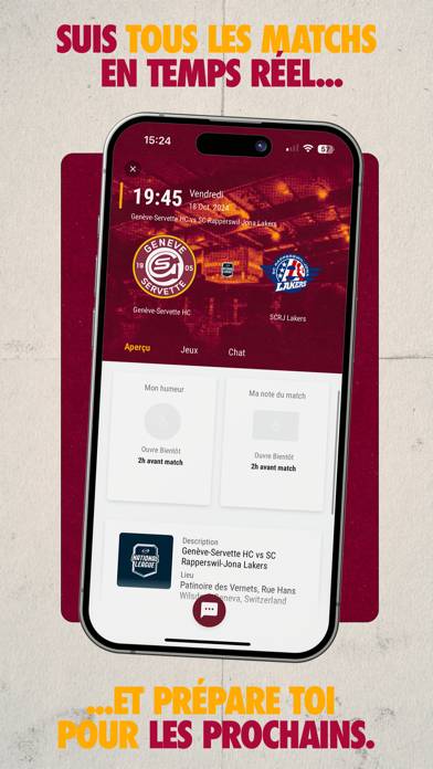 Genève-Servette HC Capture d'écran de l'application