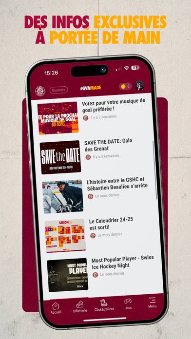 Genève-Servette HC Capture d'écran de l'application