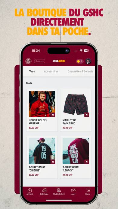 Genève-Servette HC Capture d'écran de l'application