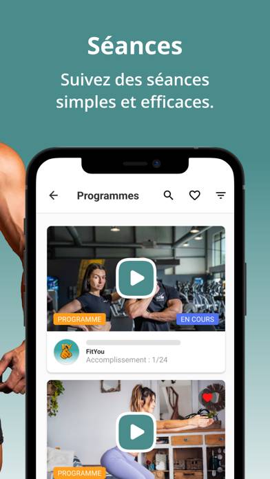 FitYou Capture d'écran de l'application