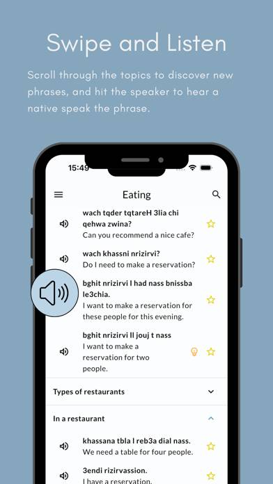 Know Morocco Phrasebook App screenshot