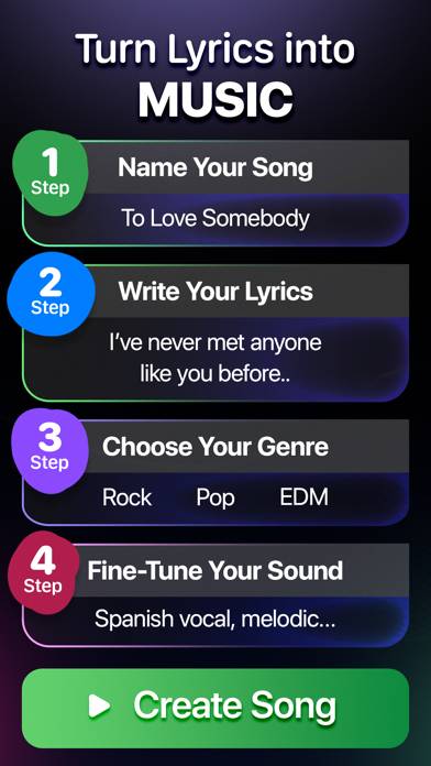 AI Song・Music Generator App skärmdump