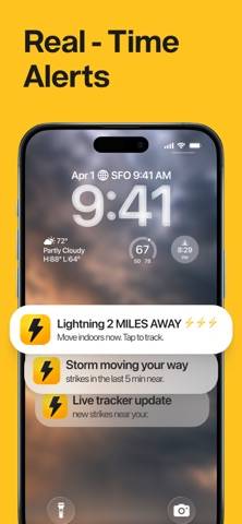 Lightning Tracker App screenshot