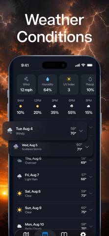 Lightning Tracker App screenshot
