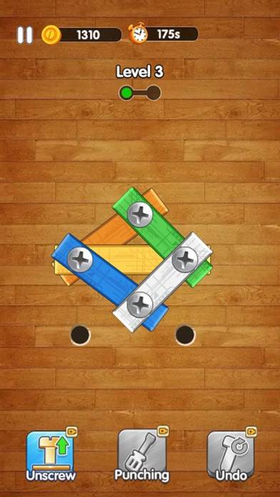 Screw Puzzle game screenshot