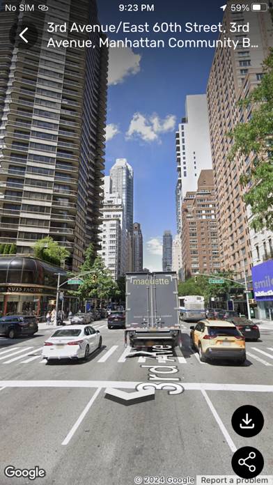 Street View Schermata dell'app