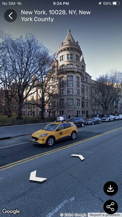 Street View Schermata dell'app