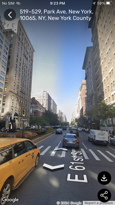 Street View Schermata dell'app