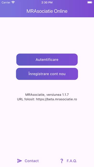 MRAsociatie Schermata dell'app