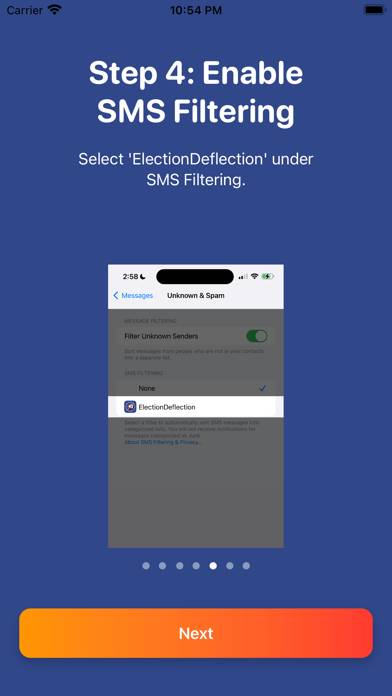 ElectionDeflection App screenshot