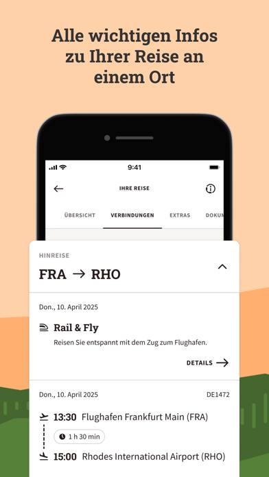 DERTOUR Reiseplaner App-Screenshot