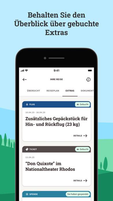 DERTOUR Reiseplaner App-Screenshot