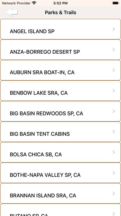 State Parks & NP In California App screenshot