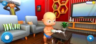 freches Babystreich-Papaspiel