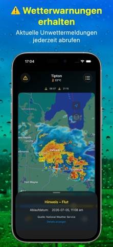 Rain Viewer App-Screenshot