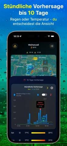 Rain Viewer App-Screenshot