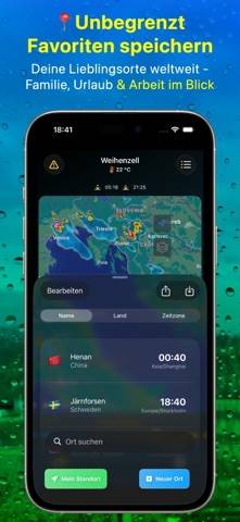 Rain Viewer App-Screenshot