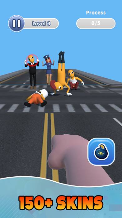 Knockout the Annoying Fool game screenshot