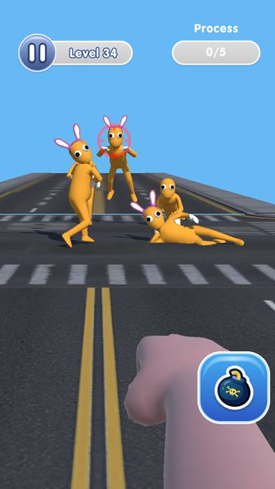 Knockout the Annoying Fool game screenshot