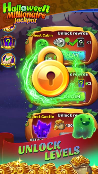 Halloween Millionaire Jackpot game screenshot