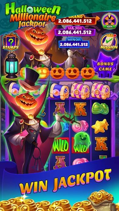 Halloween Millionaire Jackpot game screenshot