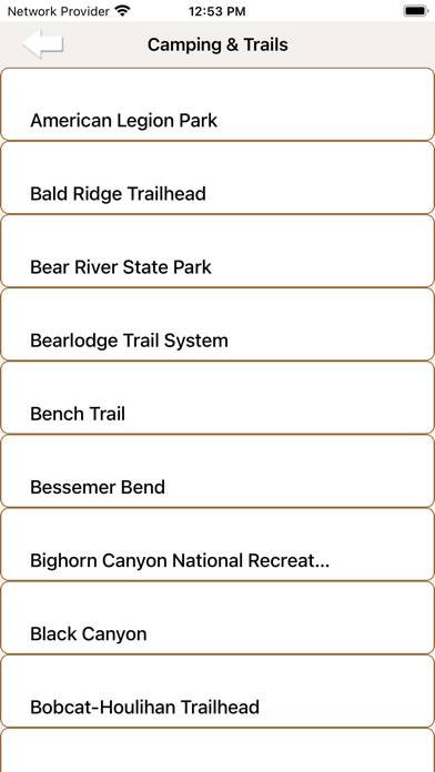 State Parks & NPS App-Screenshot