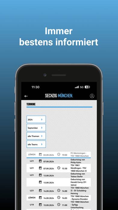 TSV 1860 München App screenshot