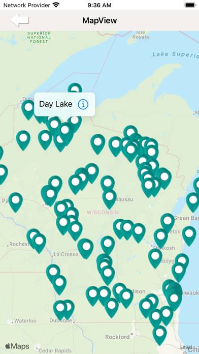 Wisconsin-State Parks & Trails App screenshot