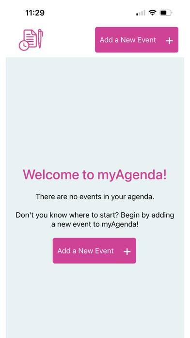 My Virtual Agenda App screenshot