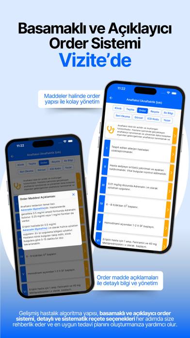 Vizite: Reçete-Order Asistanı App screenshot