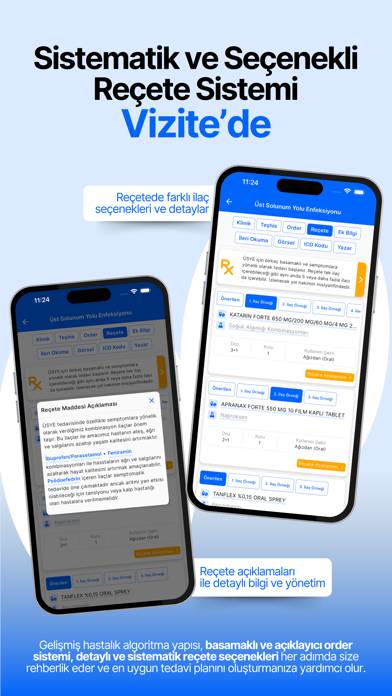 Vizite: Reçete-Order Asistanı App screenshot