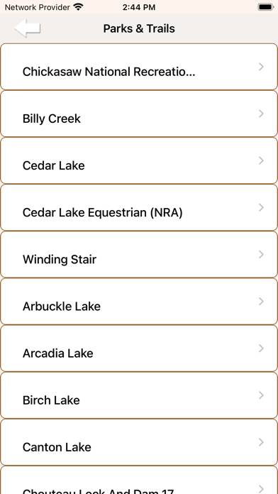 Oklahoma-State Parks & Trails screenshot #3
