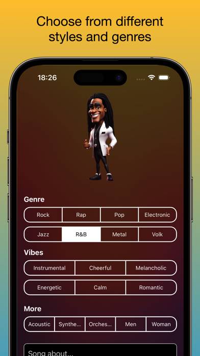 djAI - Musica IA & Canzoni IA immagine dello schermo