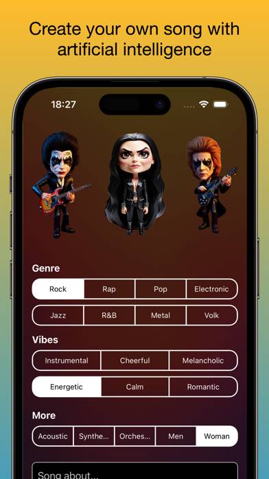 DjAI Schermata dell'app
