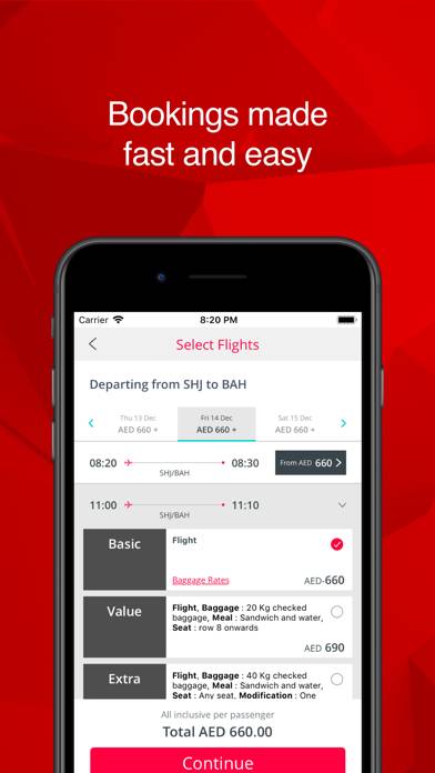 Air Arabia App screenshot #3