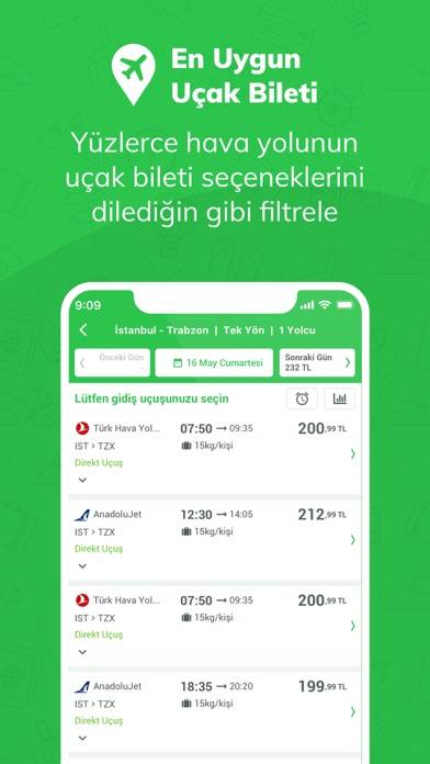 ENUYGUN: Uçak Otel Otobüs Araç App screenshot #3