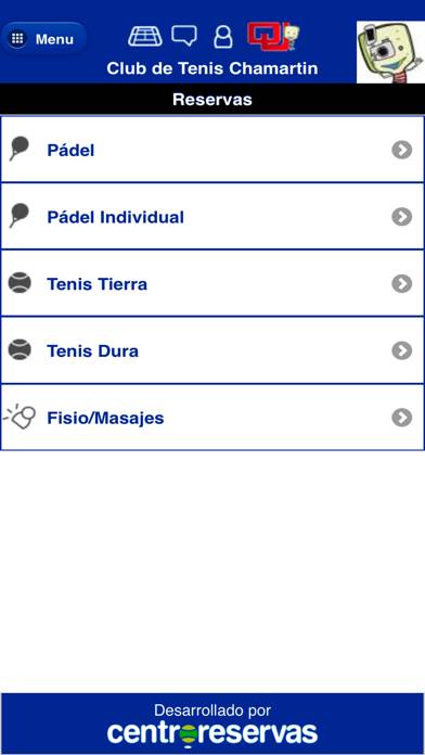 Club de Tenis Chamartín Captura de pantalla de la aplicación #3
