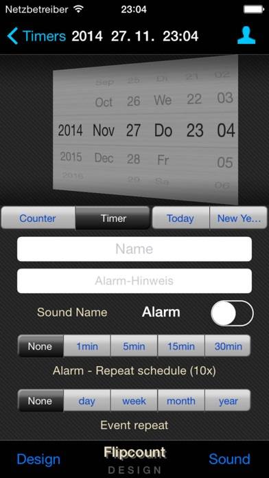 Countdown-Timer App screenshot